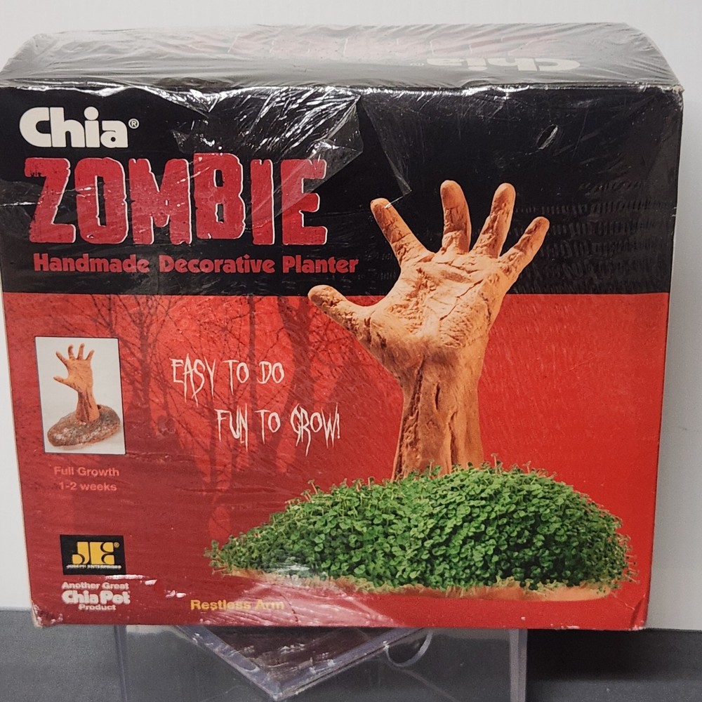 Chia Zombie HandmDe Decorative Restless Arm Planter