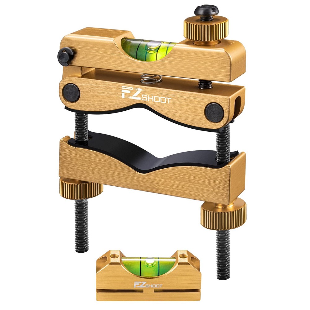 EZshoot Scope Leveling Kit with High-precision Bubble System Gold