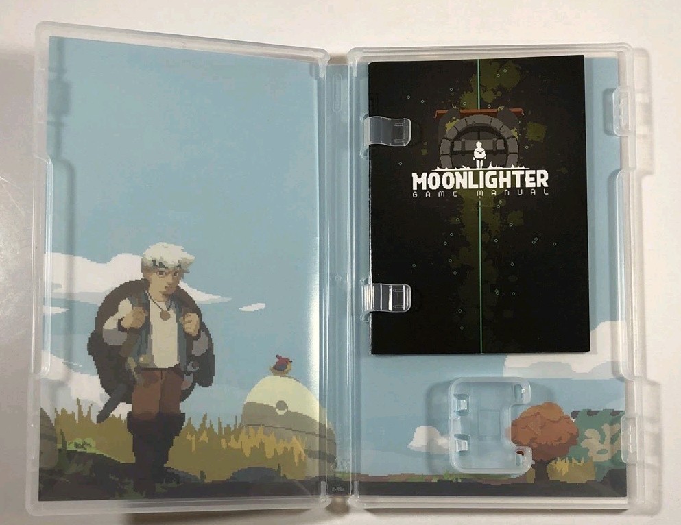 MANUAL & CASE ONLY NO GAME: Moonlighter (Nintendo Switch) - PLEASE READ