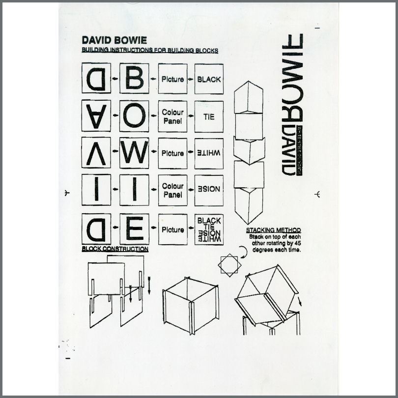 David Bowie BMG Black Tie White Noise Stacking Display (UK)