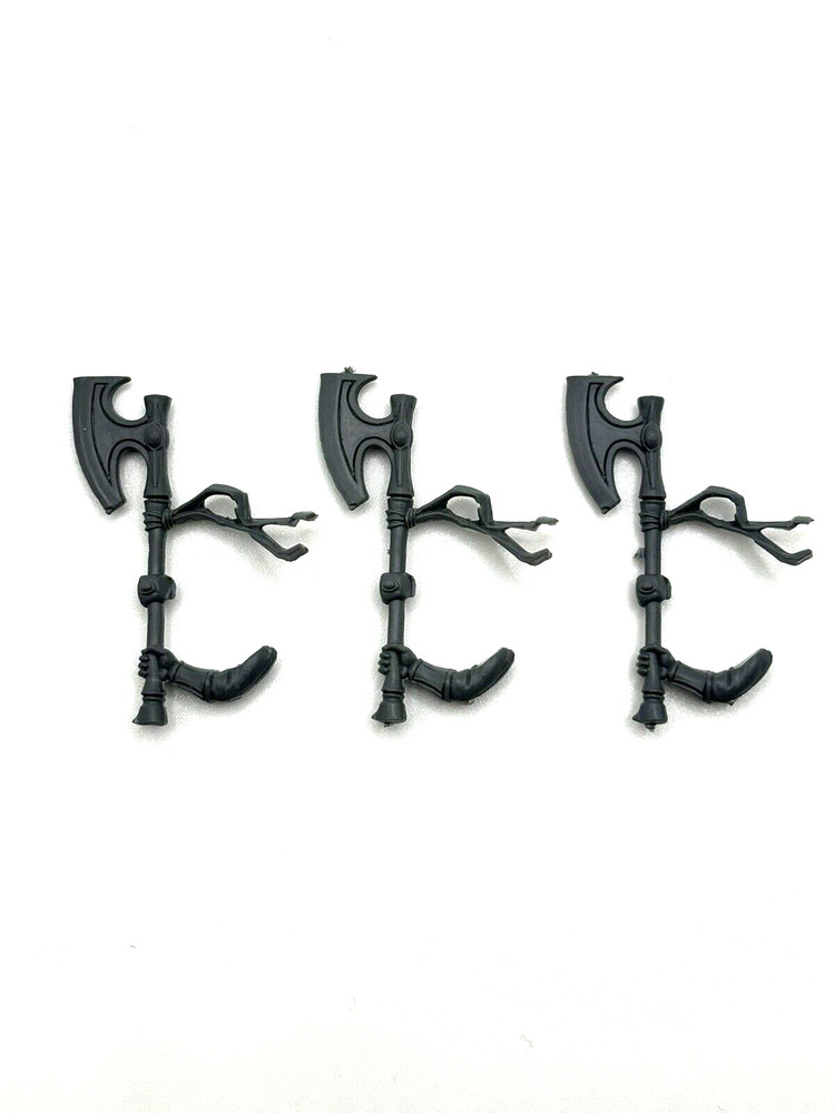 Warhammer High Elf White Lions Axe Bits x3