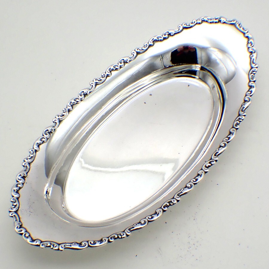 Louis XV Oval Bread Tray Whiting Sterling Silver 1891