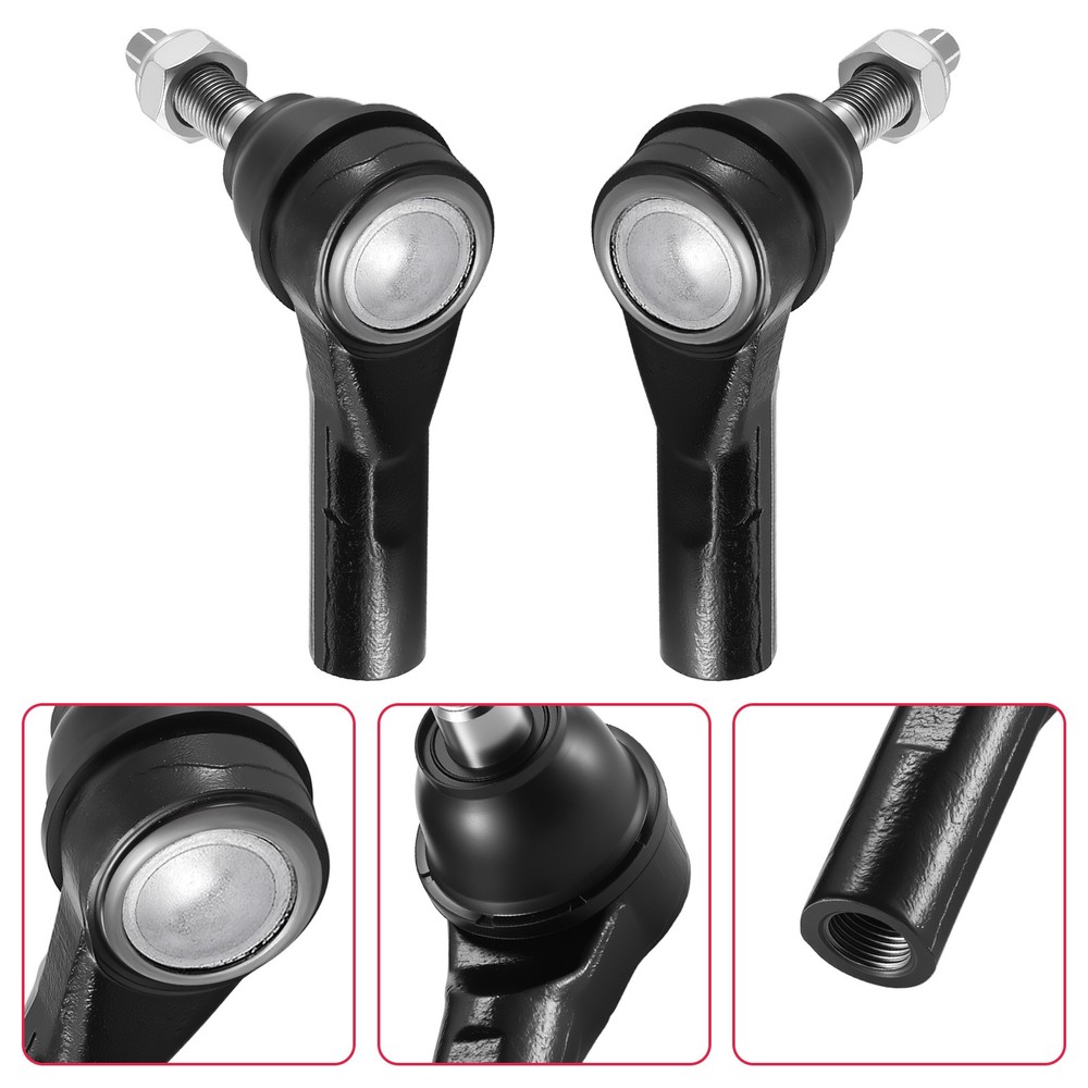 2Pcs ES80574 Outer Tie Rod Ends Front for 2006-2012 Dodge Ram 1500 Left Right
