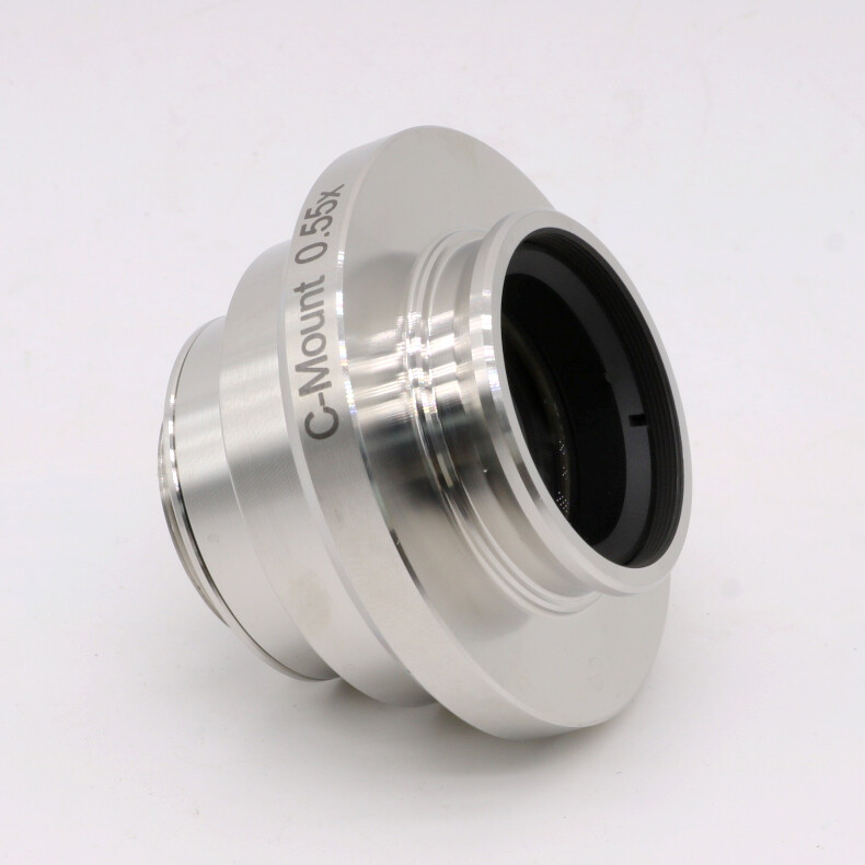 0.55x adjustable C-mount Camera Adapters Relay Lens for Leica Microscope