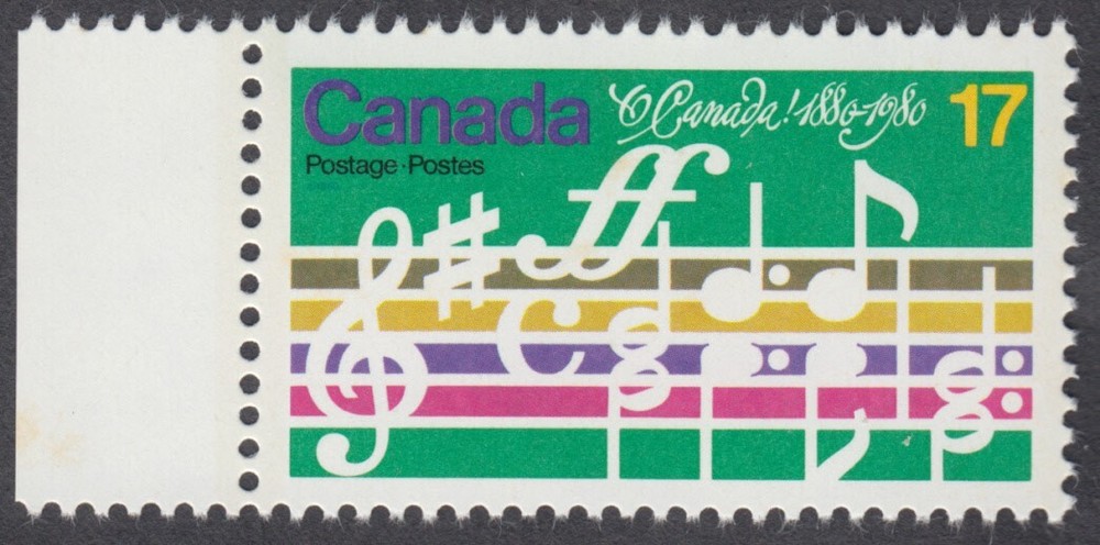 Canada - #857 O Canada - MNH