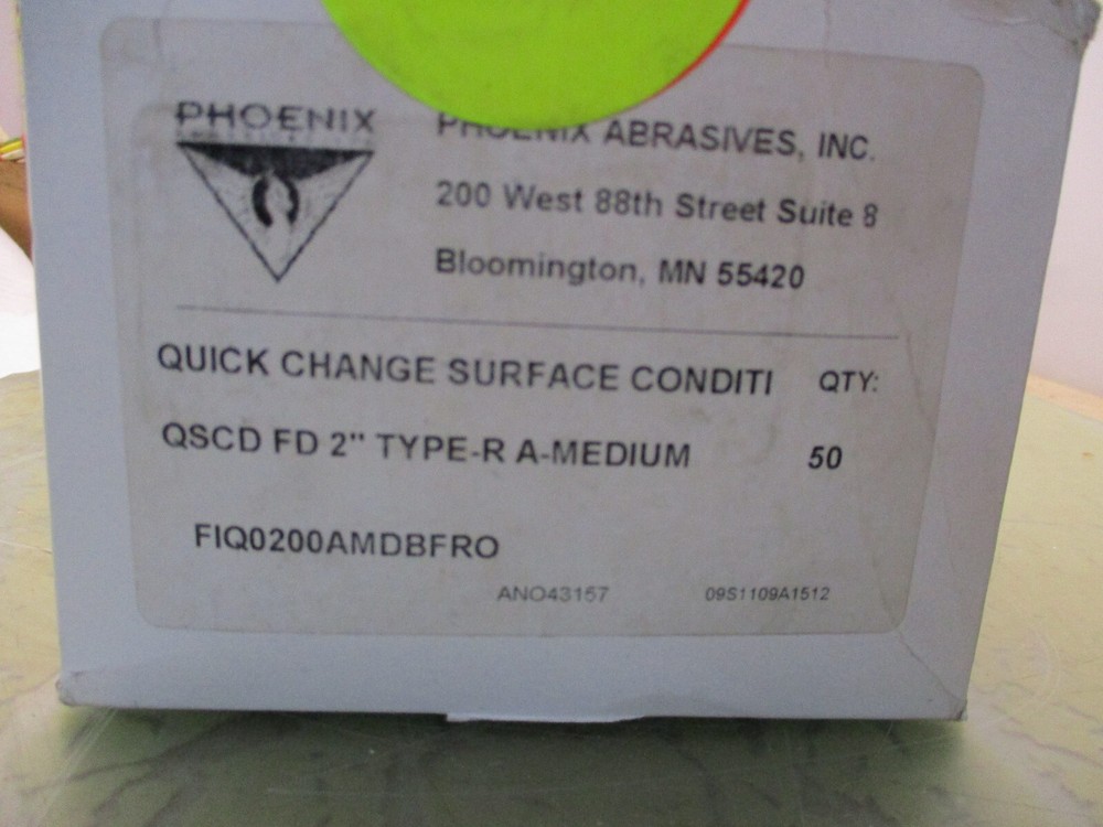 50x quick change surface conditioning discs qscd fd 2" type r medium [4*L-18.75]