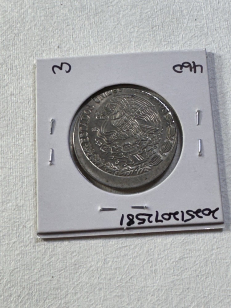 1981 Mexico 1 Peso Off Center Strike Error