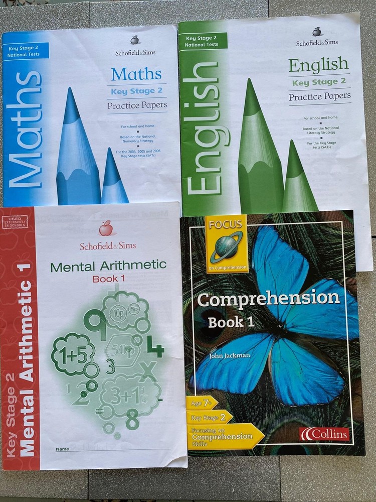 Key Stage 2 Workbooks - Maths, English, Comprehension