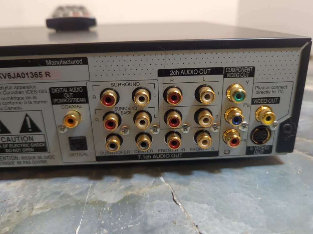 Panasonic DMP-BD10A Blu-Ray Player Complete With Remote!