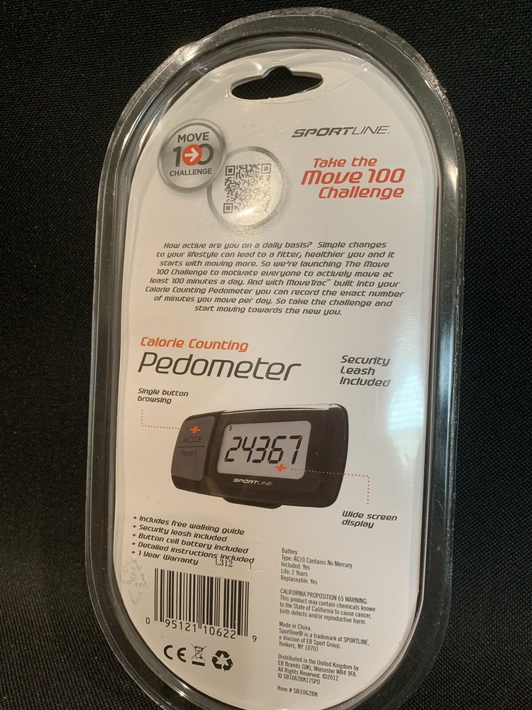 Sportline Pedometer Calorie Counting Step Track With MoveTrac Exercise Distance
