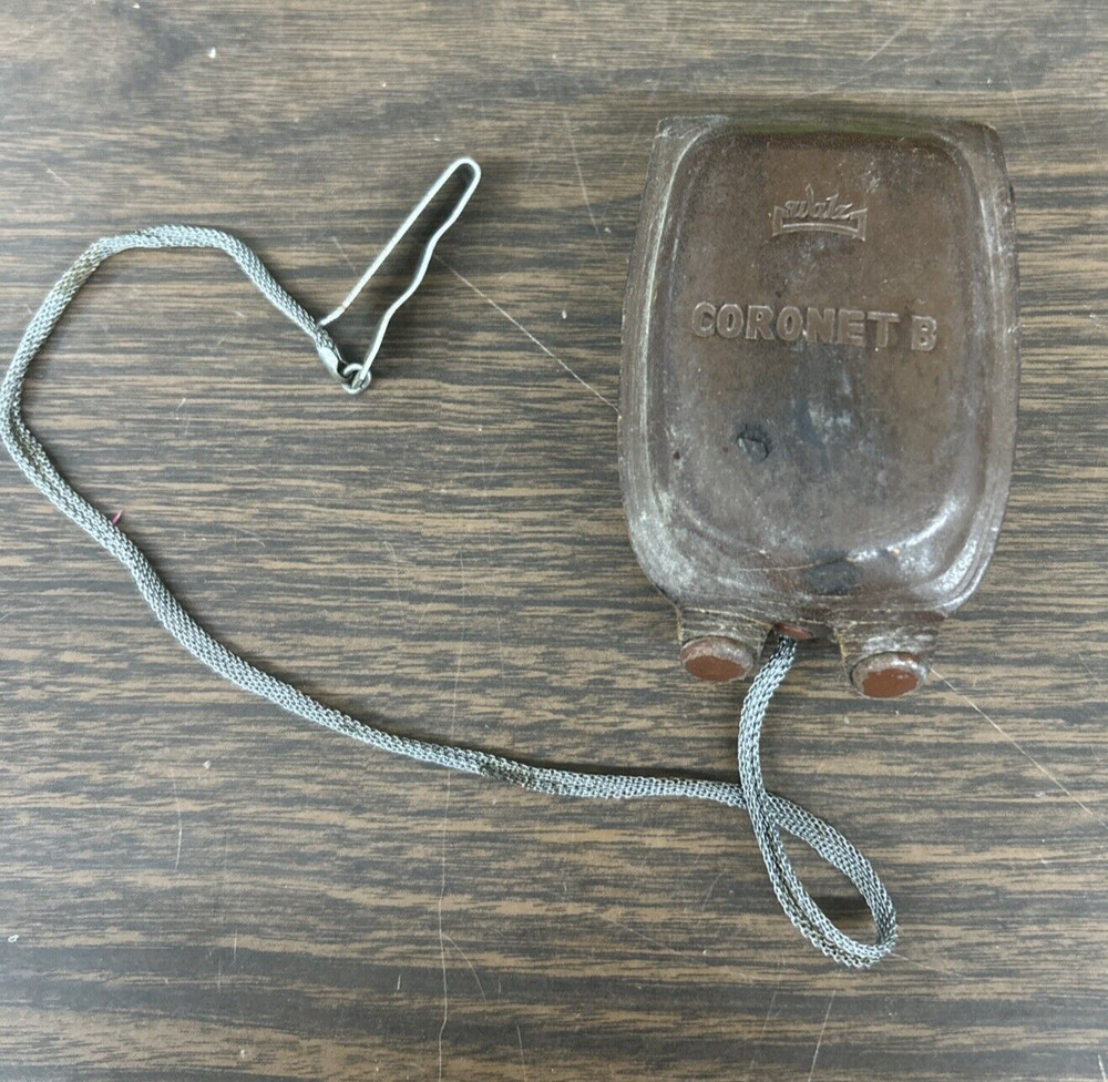 Walz Coronet B Light Meter with Leather Case and Lanyard Untested