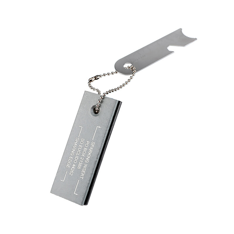 Pocket Keychain Camping Fire Starter Flint Tool Camp Starting Striker Windproof