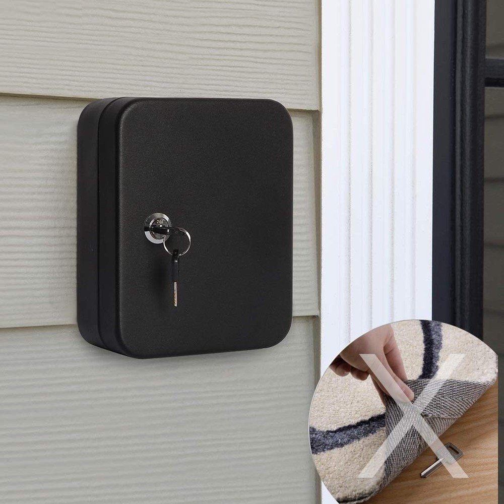 Key Cabinet Wall MountLocking Key OrganizerKey Storage Lock Box with Key Lock...