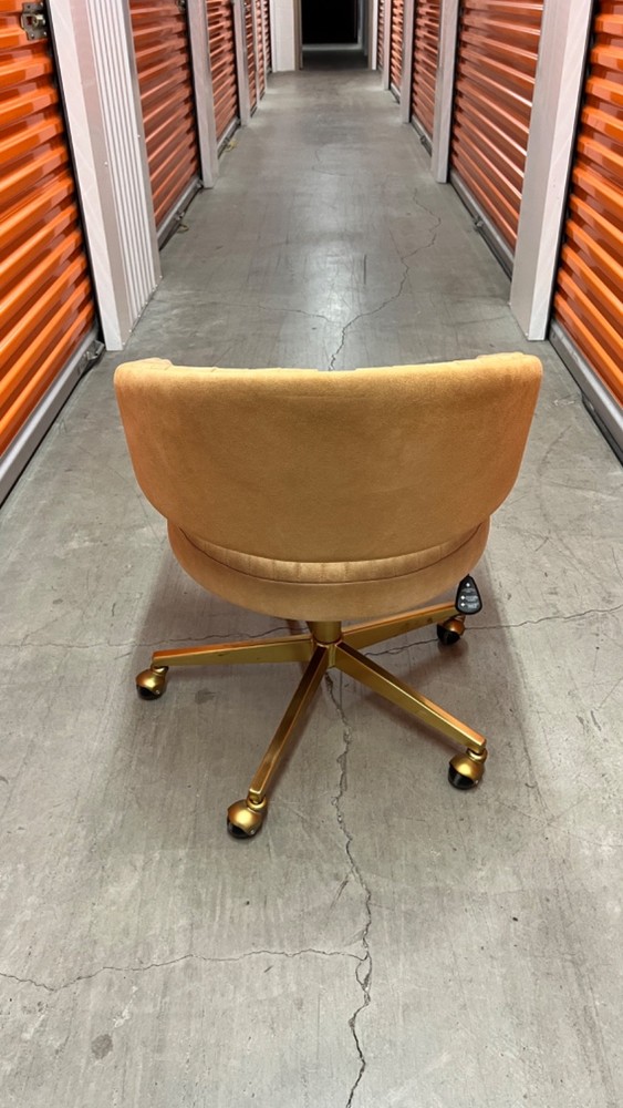 CB2 CHANNEL SUEDE HOME OFFICE CHAIR