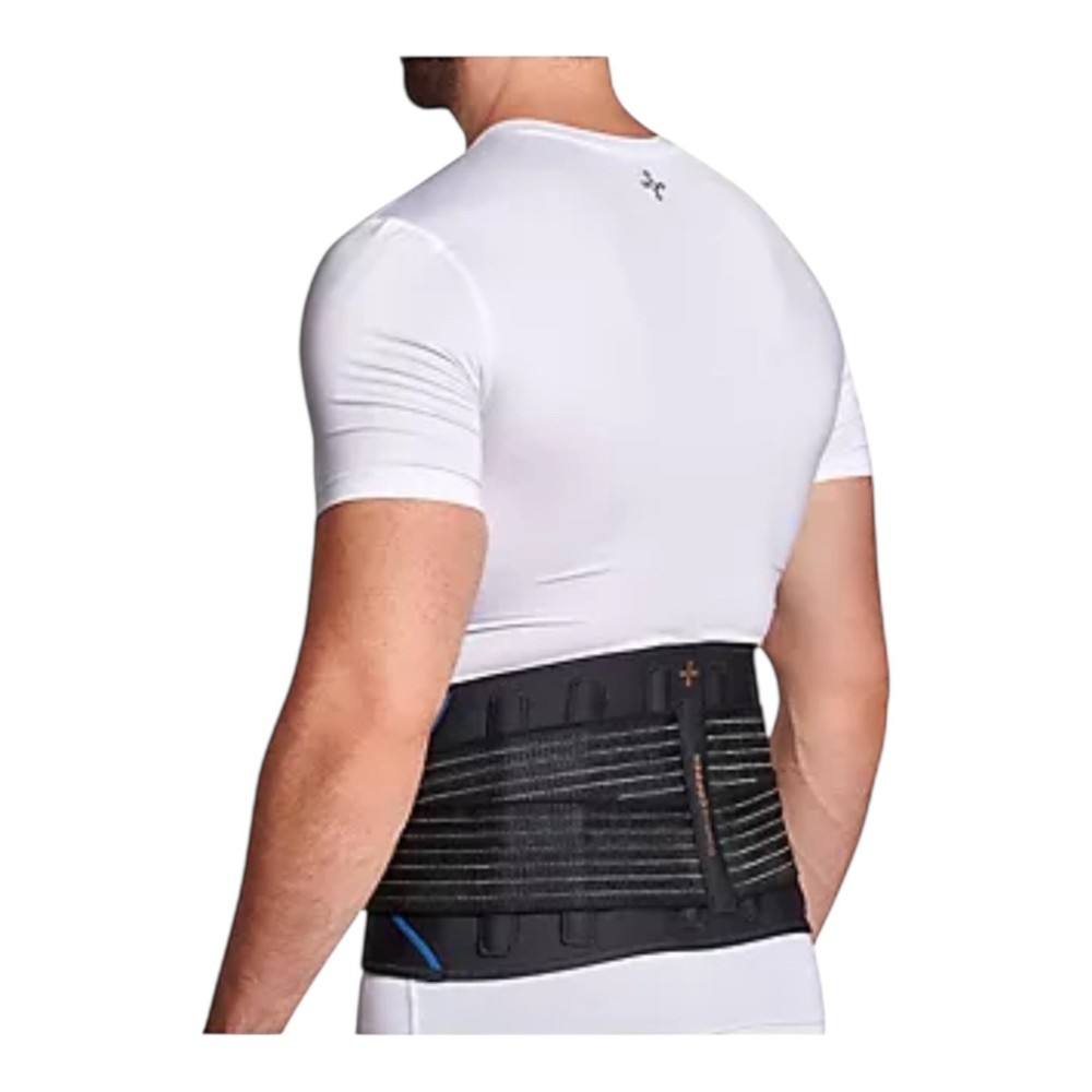 TOMMIE COPPER Low Profile Adjustable Compression Back Brace Infrared Technology