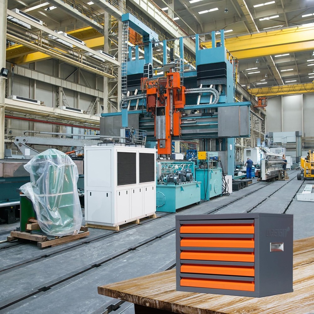 Drill Bit Dispenser Cabinet 5 Drawers Organizer Stackable Milling Cutter Storage