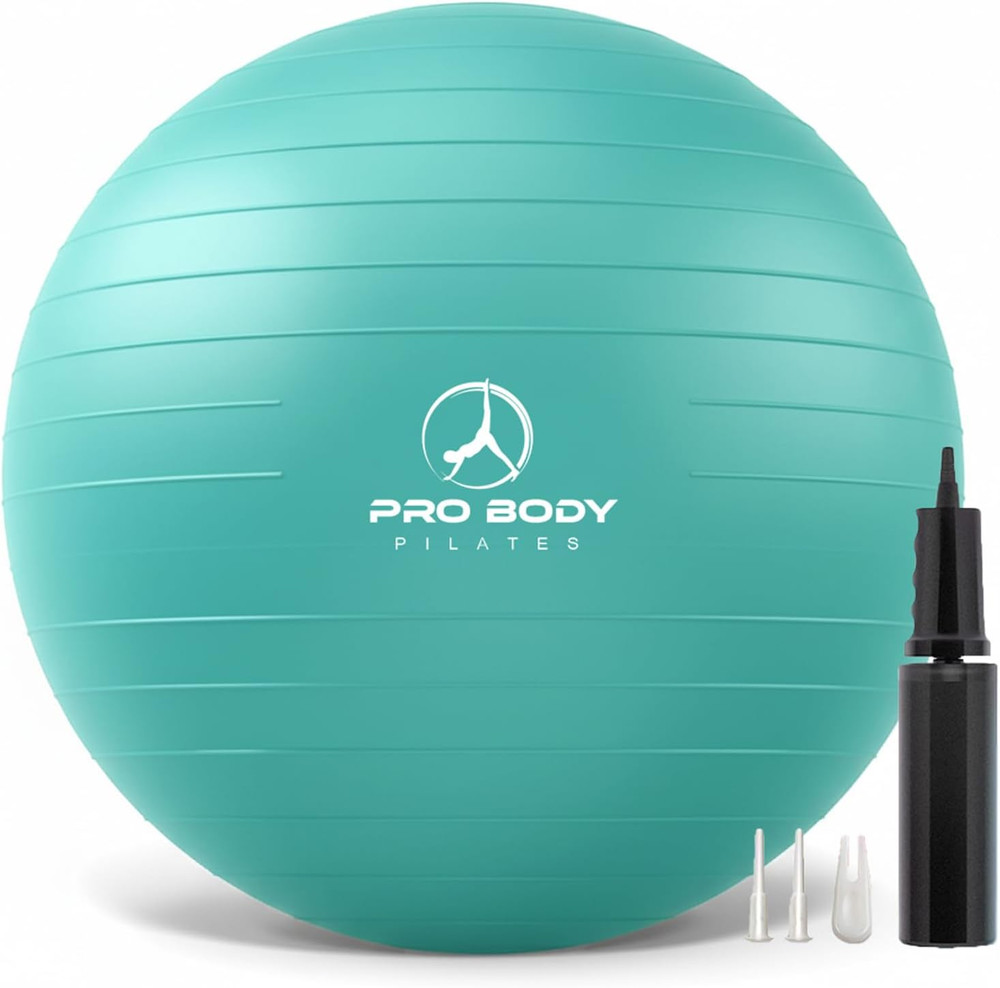 Yoga Ball - Exercise Balls, Various Sizes, for Stability, Pregnancy, Workout & P