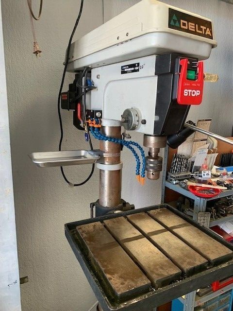 Drill Press Tray BRACKET Tool Bit Holder Organizer 3.625" (92mm Column)