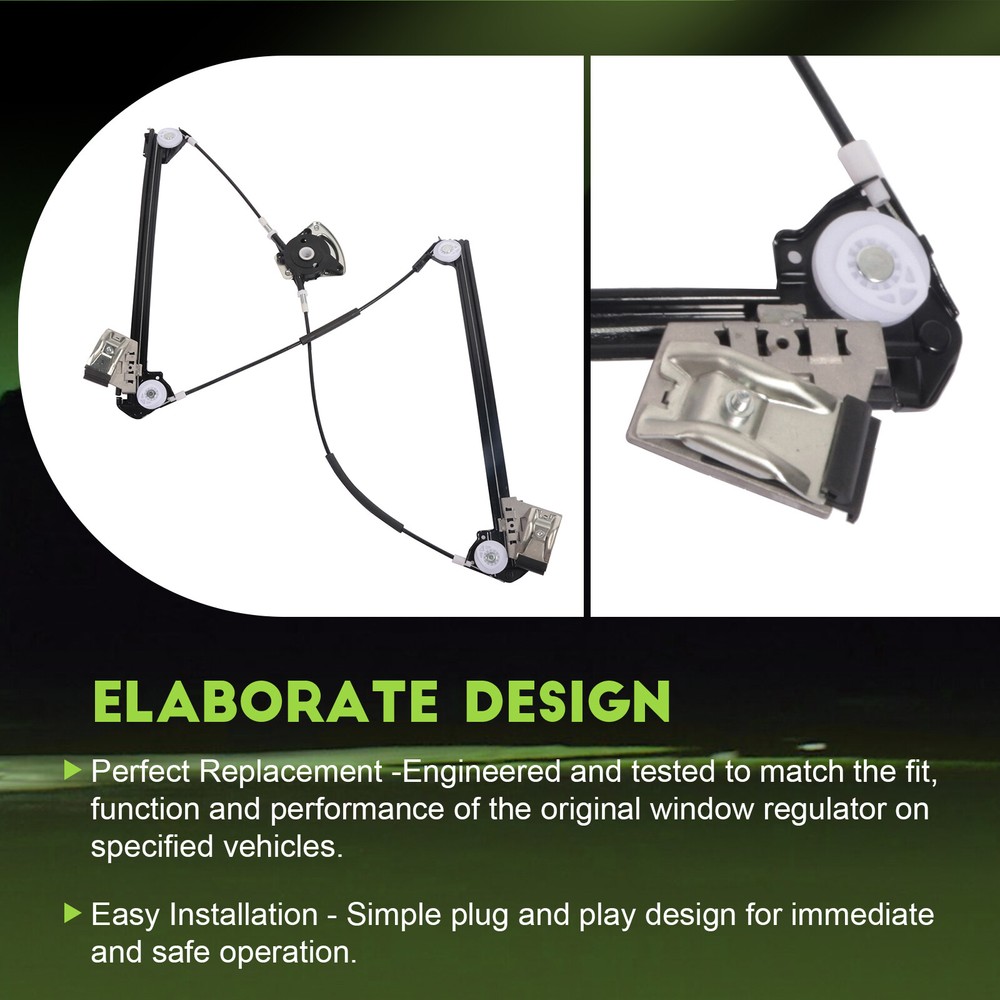 For 1997-2004 Porsche Boxster Window Regulator Front Right without Motor