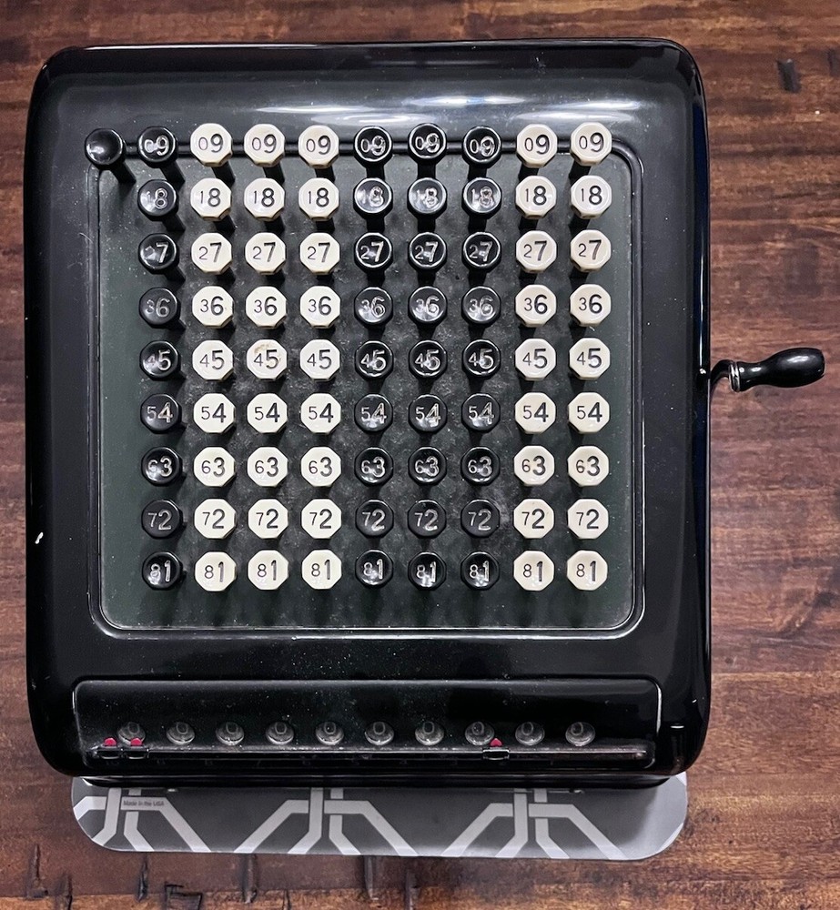 Burroughs Adding Machine/Calculator  Antique no missing or broken keys, working