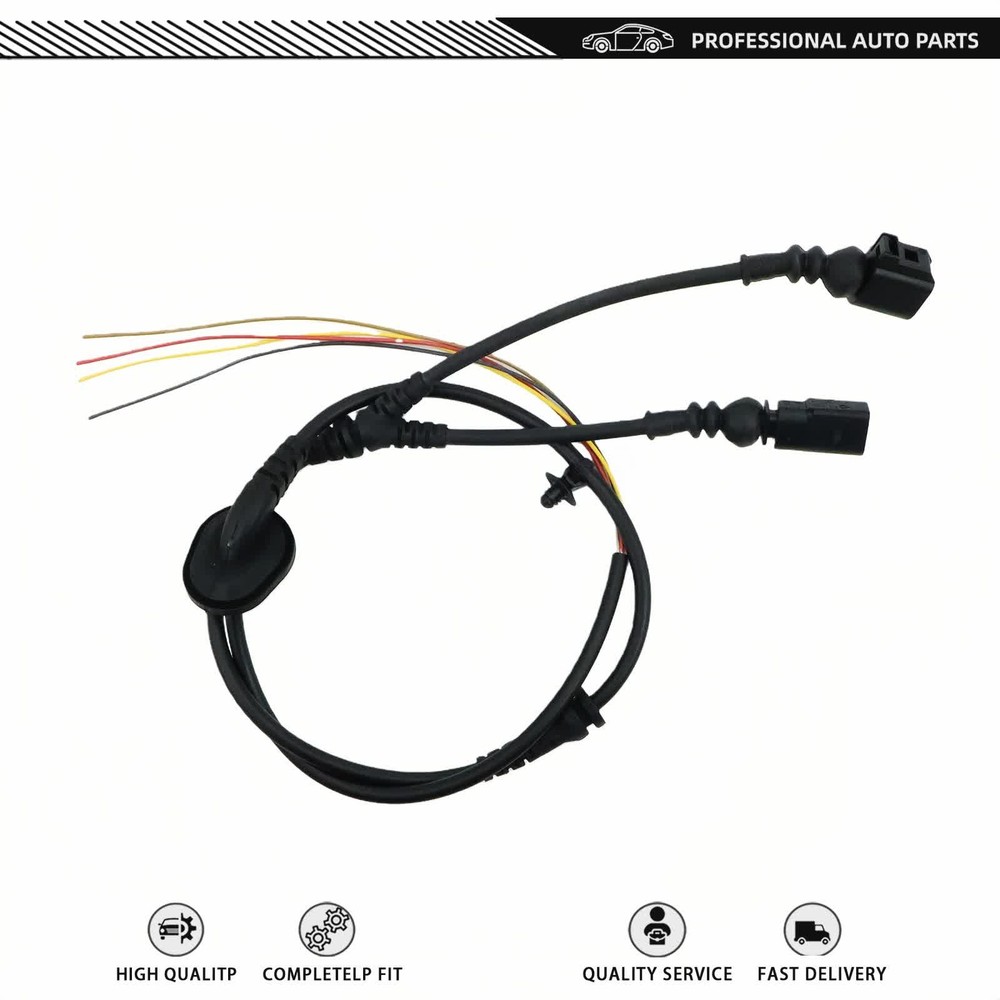 Fit 2009-2016 VW Tiguan Front Left ABS Speed Sensor Replacement Wiring Harness