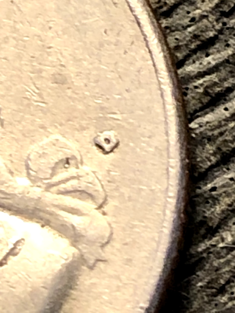 1984 D LIBERTY 25c MM PARTIALLY FILLED