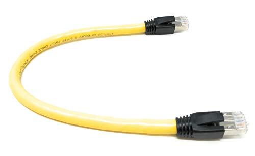 RiteAV Cat8 Network Ethernet Cable Yellow 3ft