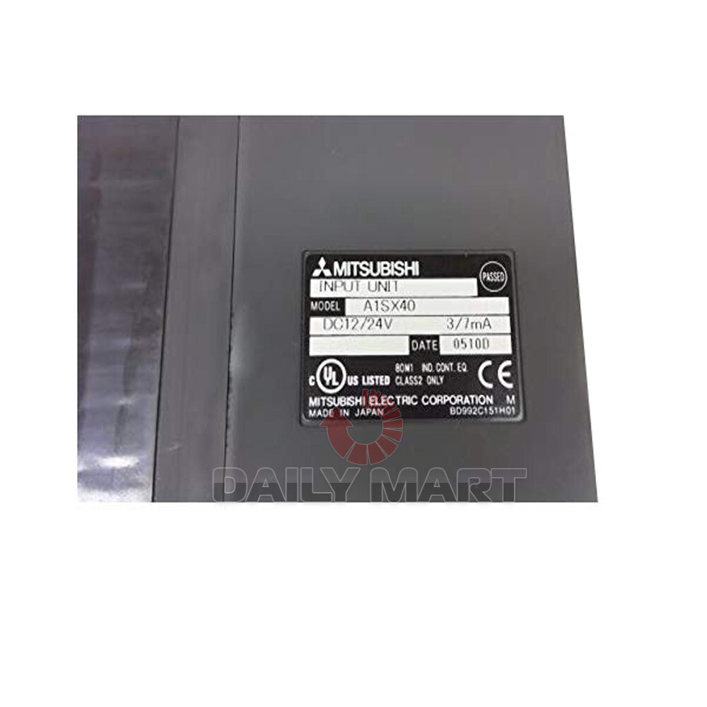 New In Box MITSUBISHI A1SX40 Input Module 16 Point 12-24VDC