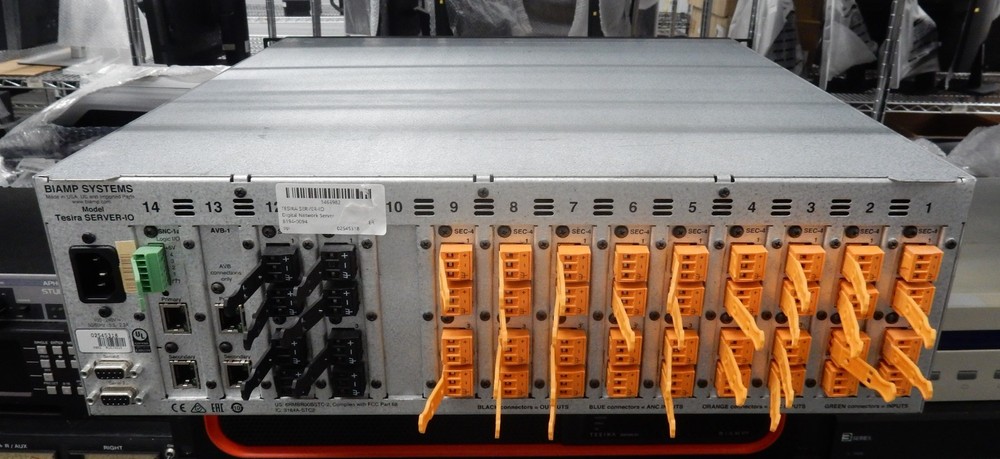 BIAMP TESIRA SERVER-IO Digital Network Server - 13x Cards