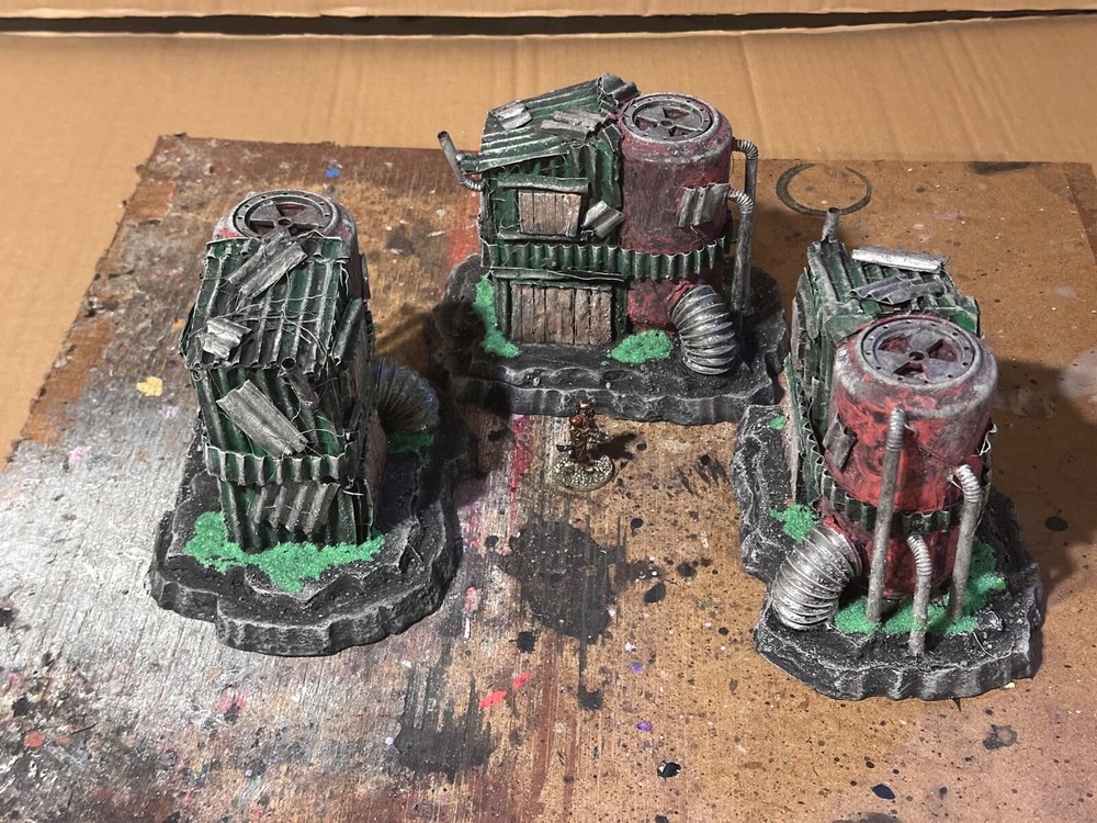 Custom Scratch-Built Wargaming Terrain – MRI-49 site: Tabletop Piece.