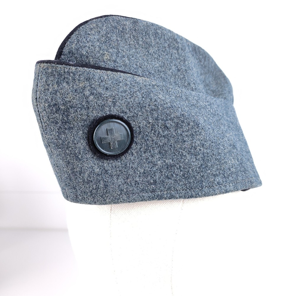 Vintage Swiss Army Multi Function Wool Military Cap - Signed