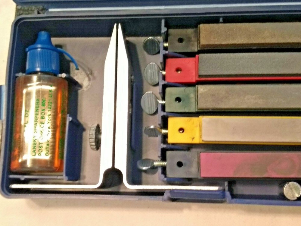 LANSKY Deluxe Controlled Angle Knife Sharpening System, W/ Manual