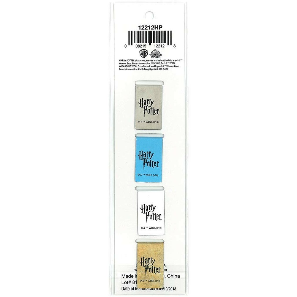 Harry Potter Magnetic Bookmark 4 Pack Beige
