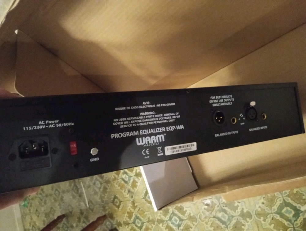 Warm Audio EQP-WA Parametric Tube Equalizer .