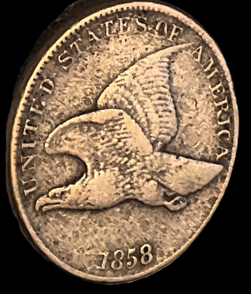1858 LL Flying Eagle Cent