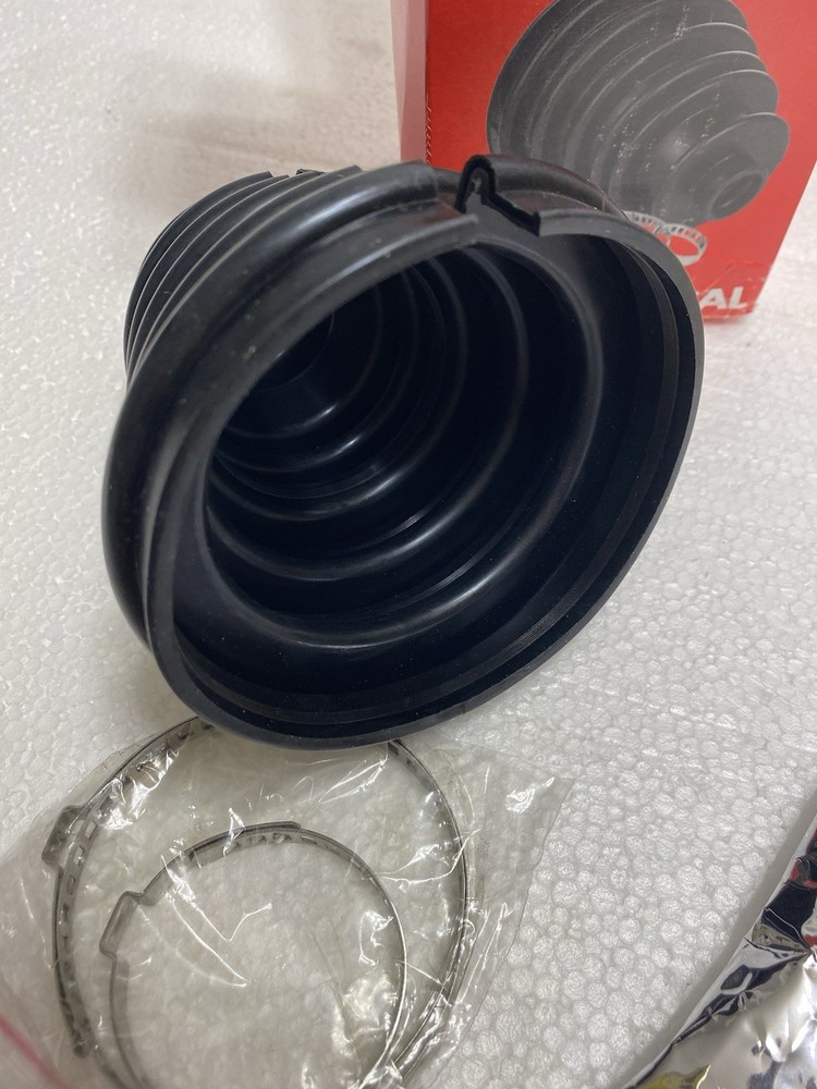 Universal Split Constant Velocity Joint Gaiter Boot Replacement Kit, Black