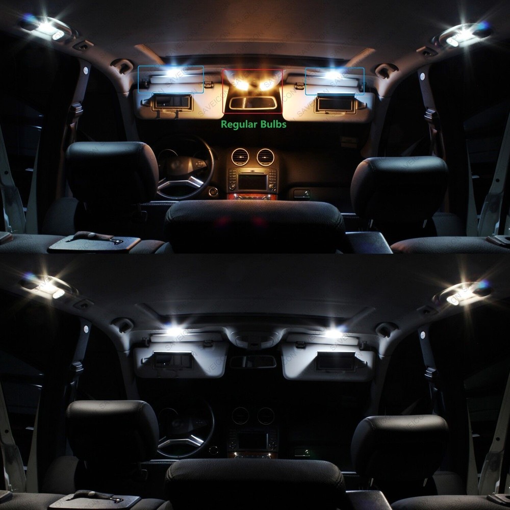 13 x White LED Lights Interior Package Kit for Honda Odyssey 1999 - 2004 + TOOL