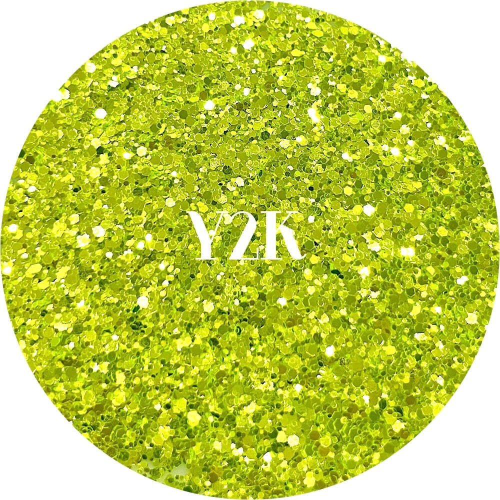 Premium Polyester Glitter - Yellow Green