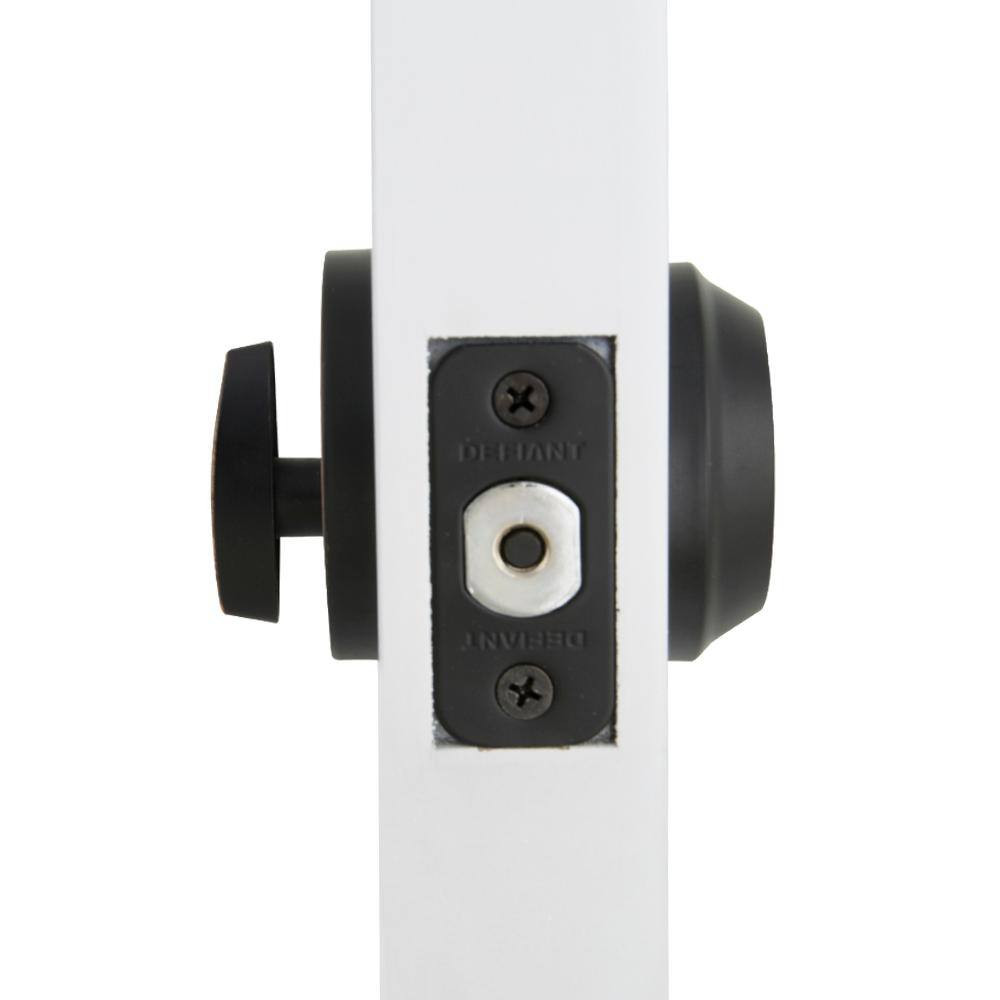 Aged Bronze Low Profile Single Cylinder Deadbolt