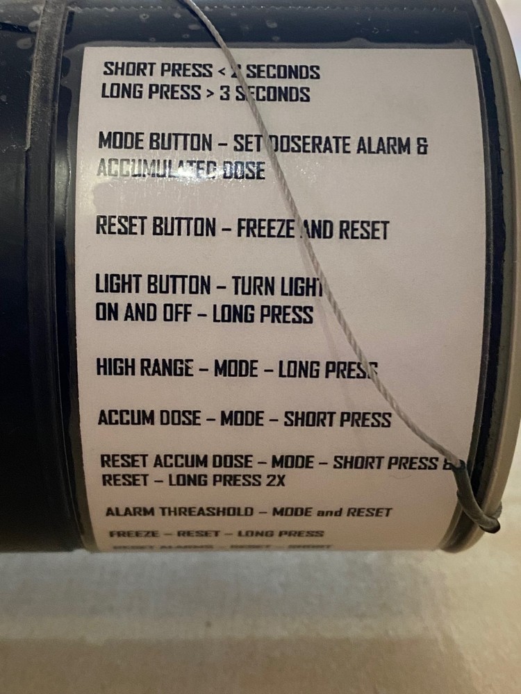 MGP Ram Ion Radiation Meter