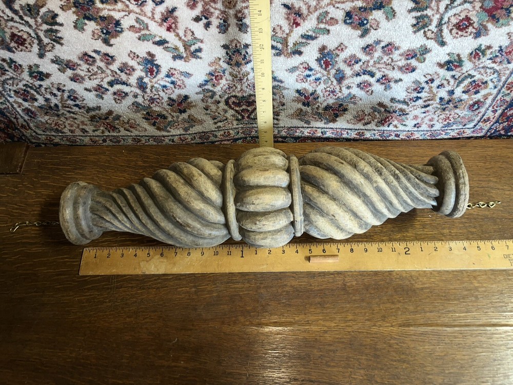 Antique Carved Wood Architectural Element