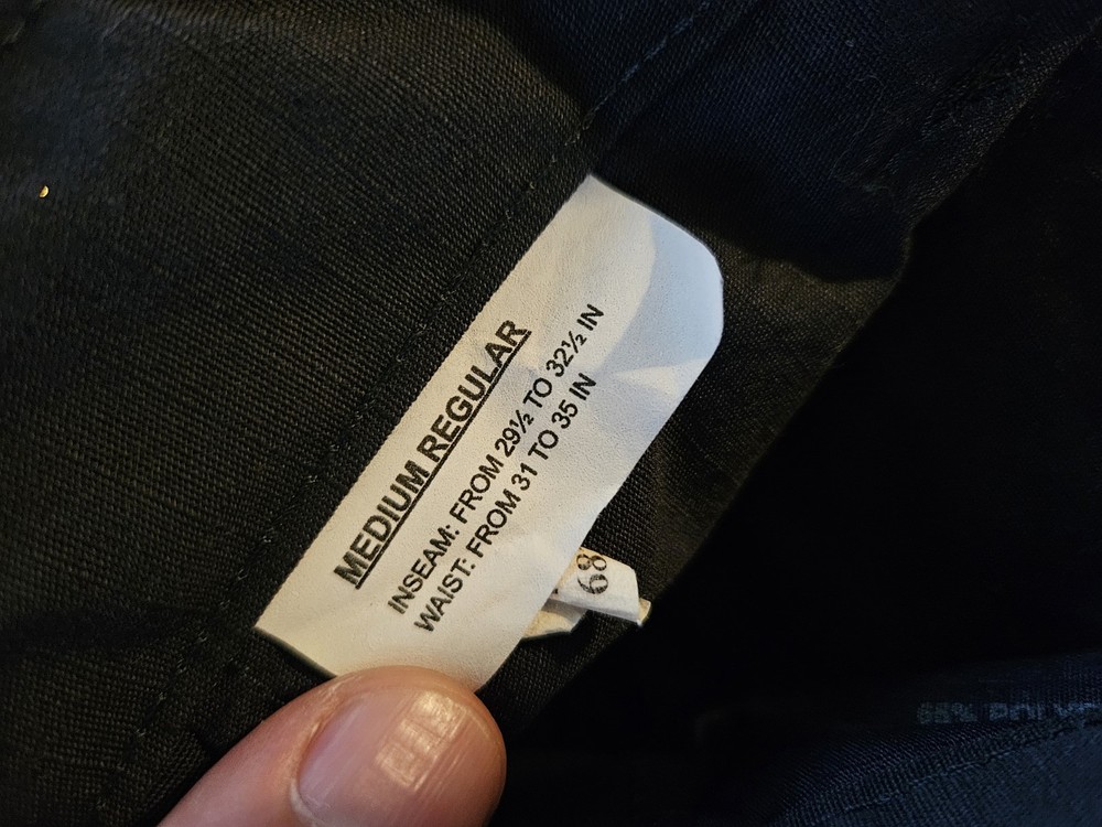 TRU-SPEC men's MEDIUM REGULAR navy blue rip stop tactical pants