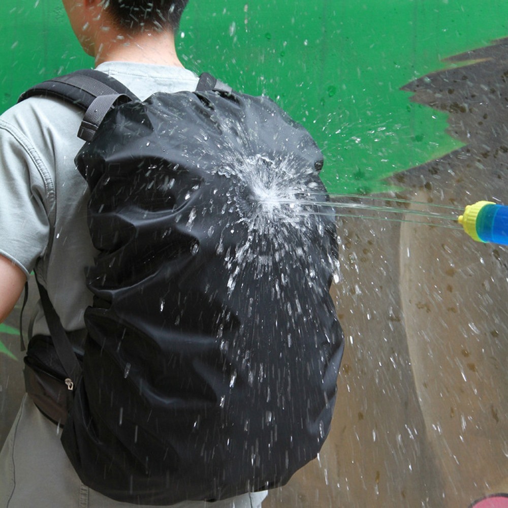 Compact Storage Backpack Rain Cover Easy To Fold High-Density Polyester
