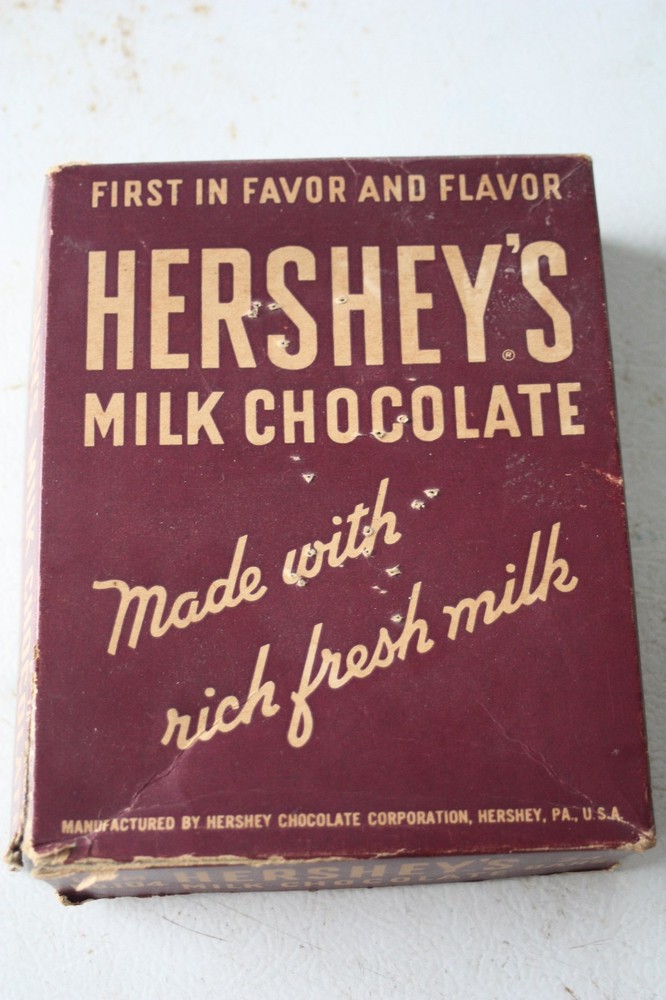 Hersheys Milk Chocolate Box Vintage #104