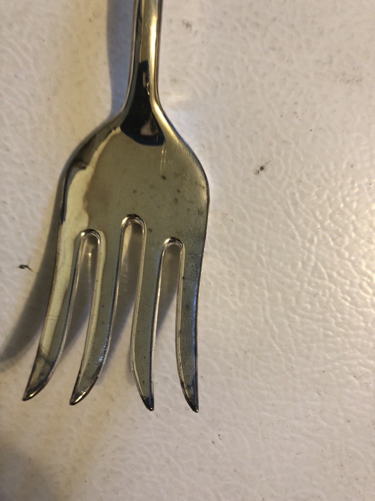 International Silver Co. 10" Nutcracker Serving Fork Christmas Holiday Utensils