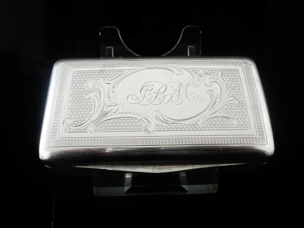 Antique Continental Silver Snuff Box c.1900