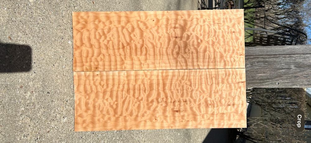 bookmatched guitar top wood