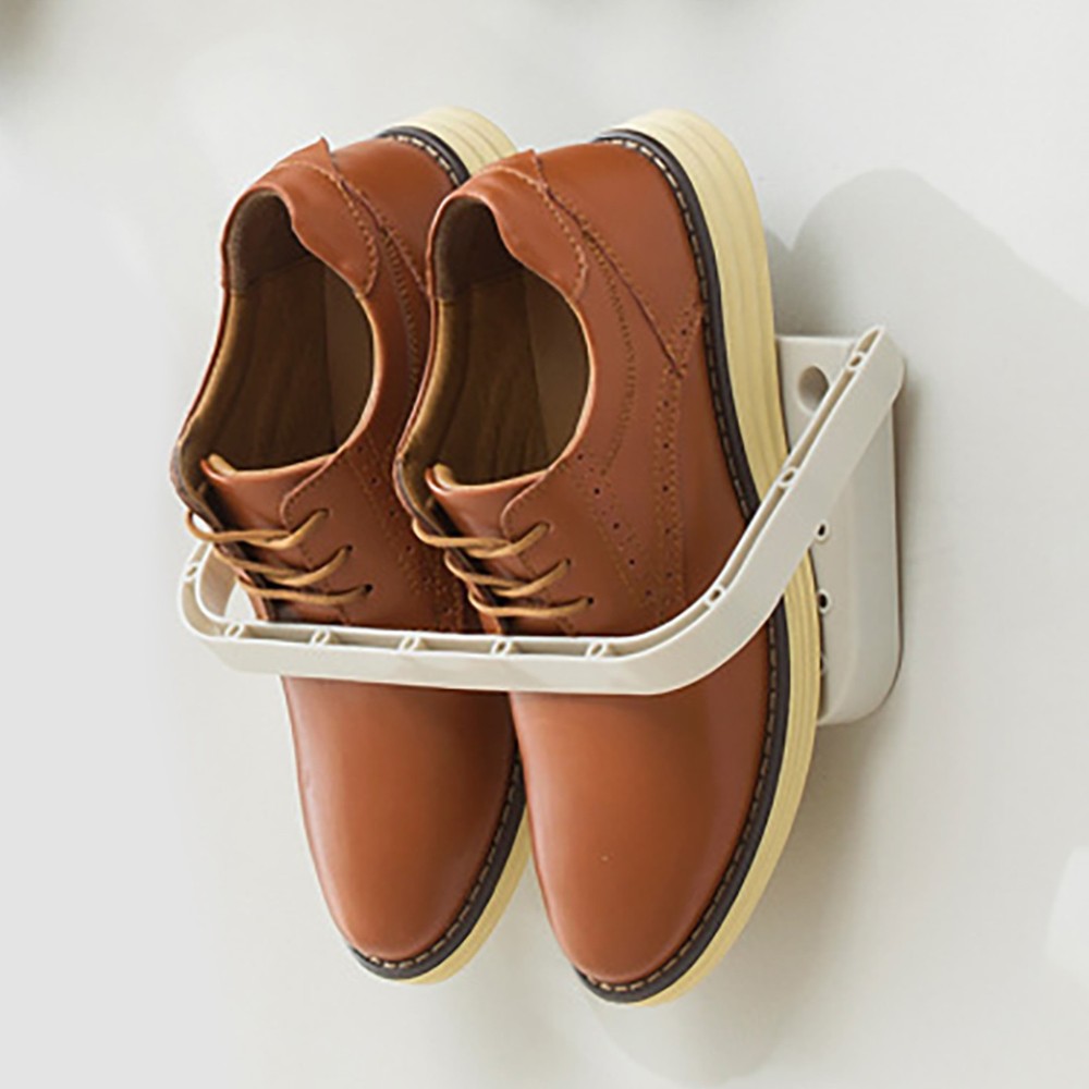 Foldable Wall Mounted Shoes Rack Space Saving For Bathroom