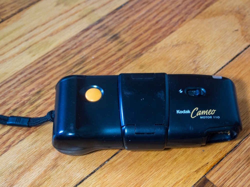 Two Kodak 110 Cameras Black Lot
