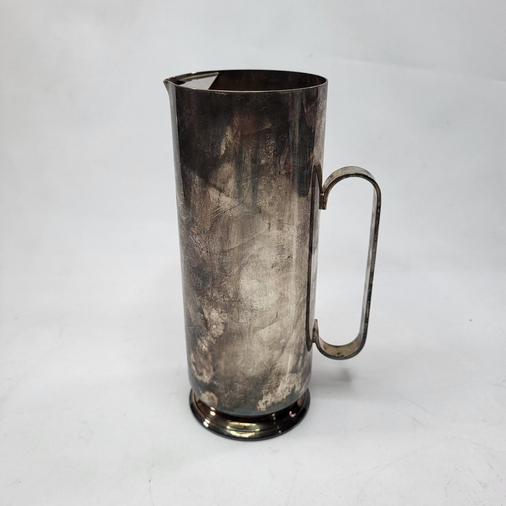 Vintage Oneida Silverplate Water Pitcher 8.25" Tall Serving Pitcher